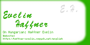 evelin haffner business card